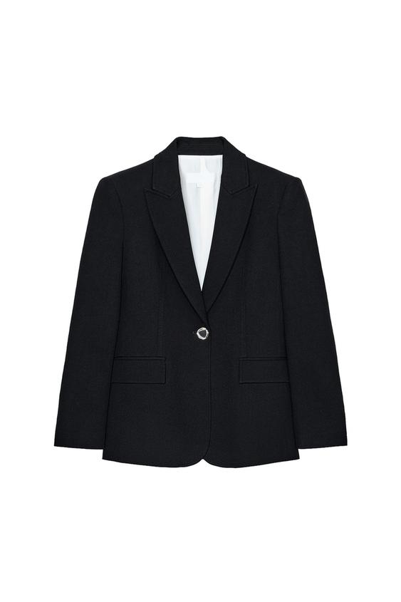 Blazer ajusté épaulettes